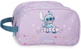 Borseta mana fete, Disney Lovely Stitch, 2 compartimente, lila